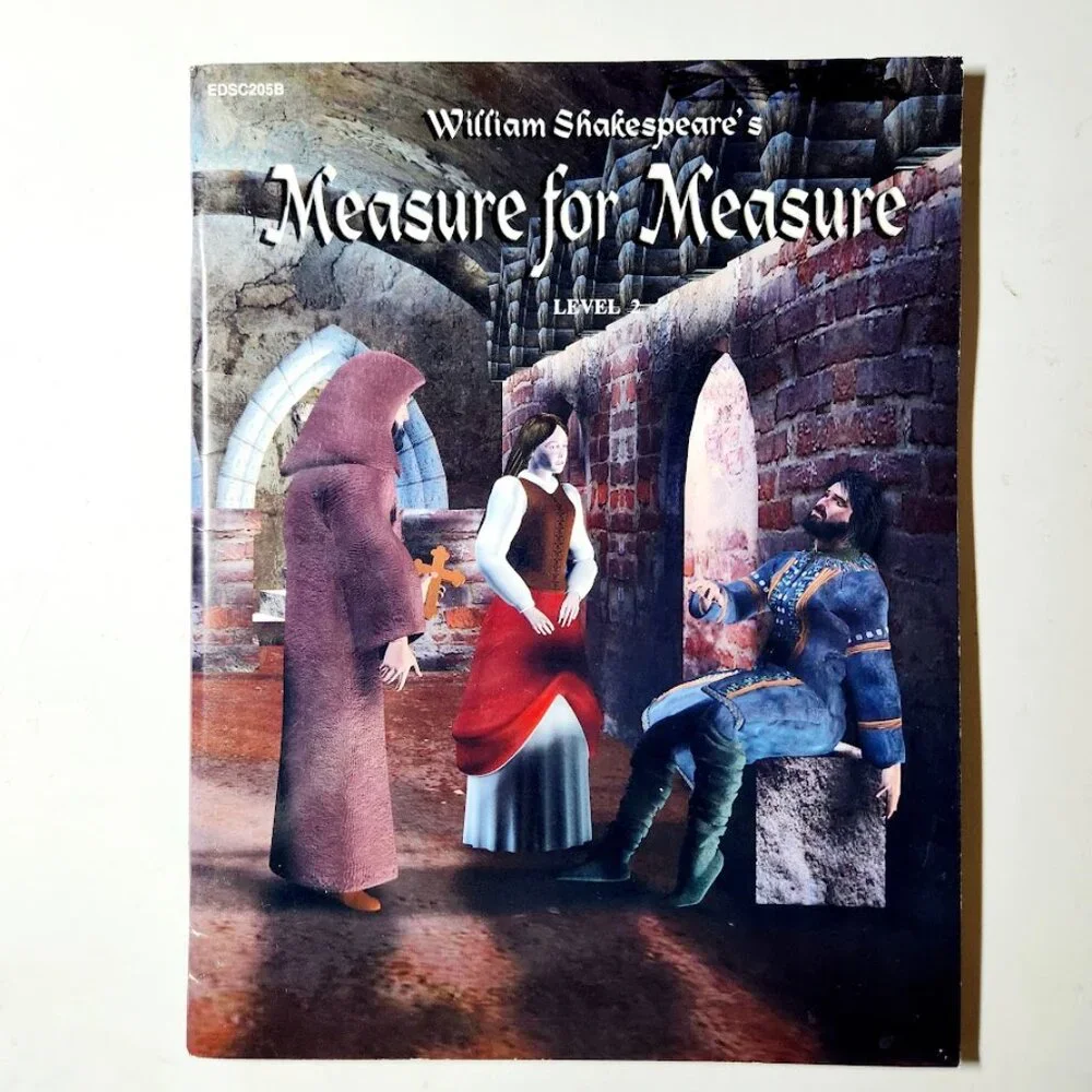William Shakespeare Measure for Measure Workbook Reading Old World Literature